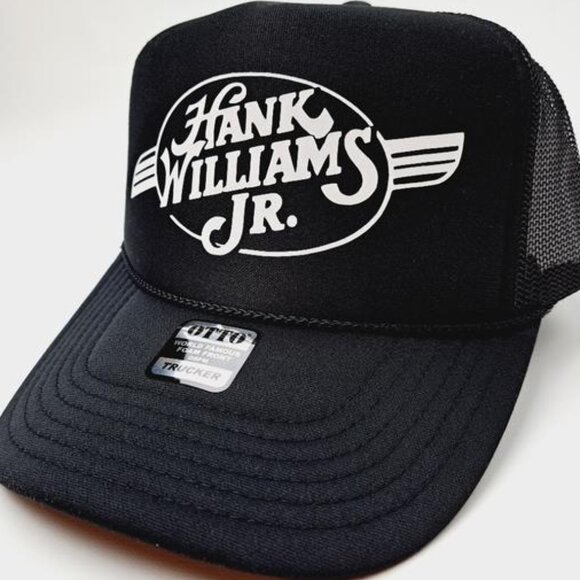 Handmade Other - Retro Hank Williams Jr. Bocephus Foam Trucker Snapback Cap Hat Country Wear 70s